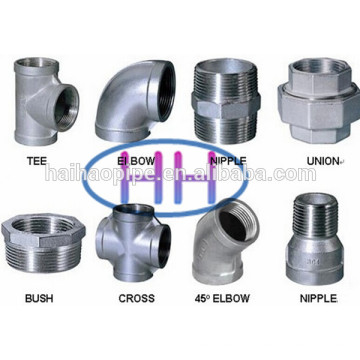 Aprobado API &amp; ISO Acero inoxidable forjado roscado Pipe Fitting